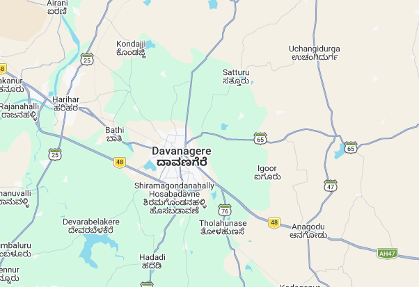 Industrial area map representation
